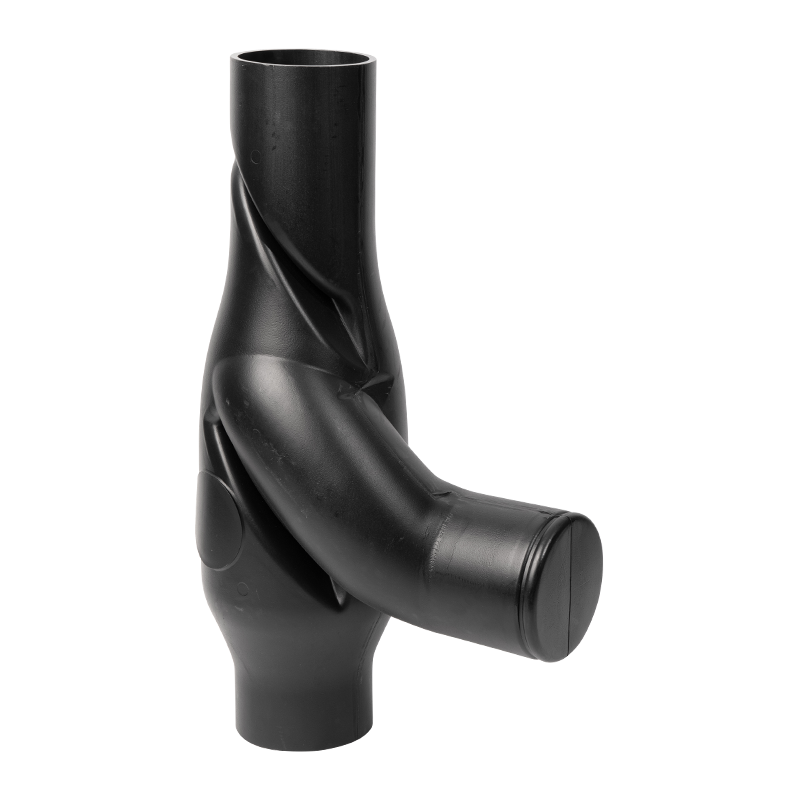 Accesorios de tubería termofusible de PE Dispositivo de remolino